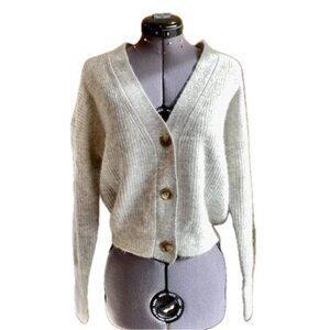 BNWT J. Crew light grey alpaca and wool sweater